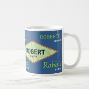 Robertinternationale NamensTasse Kaffeetasse