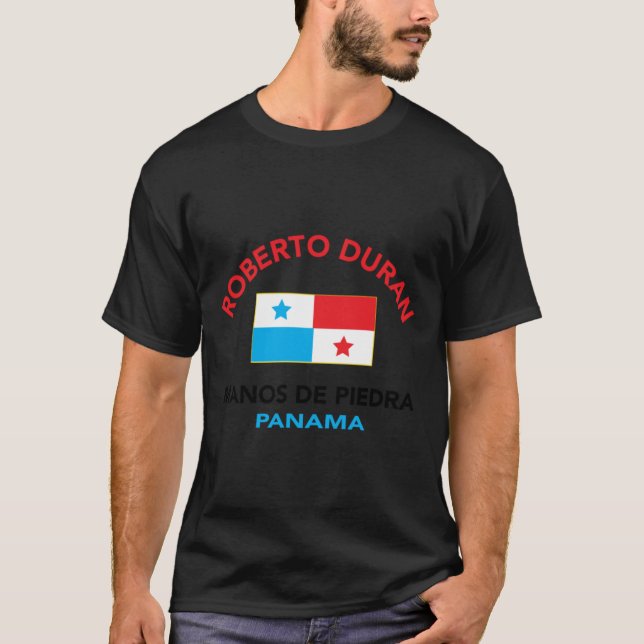 Roberto Manos de Piedra Duran Panama T-Shirt (Vorderseite)