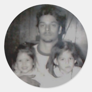 Robertrio Runder Aufkleber