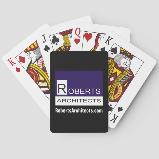 Roberts Architekten Spielkarten (Rückseite)