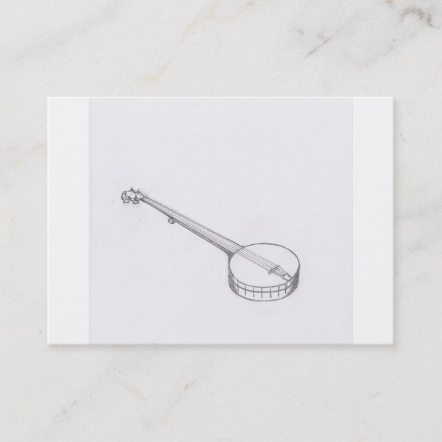 Roberts Banjo-Visitenkarte Visitenkarte (Vorderseite)