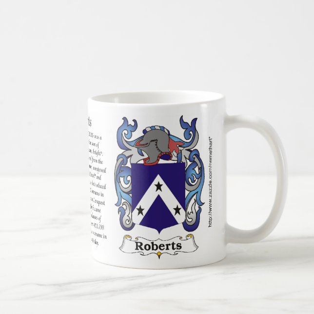 Roberts-Familien-Wappen eine Tasse (Rechts)