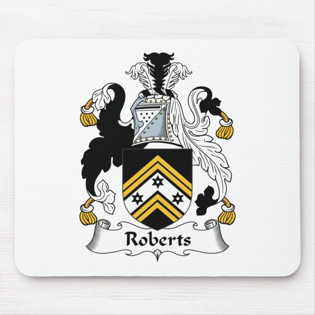 Roberts-Familienwappen Mousepad (Vorne)