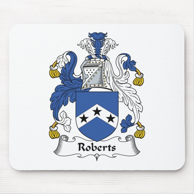 Roberts-Familienwappen Mousepad (Vorne)