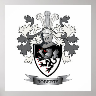 Roberts Familienwappen Poster
