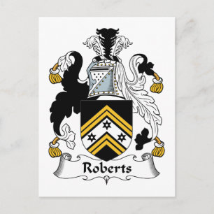 Roberts Familienwappen Postkarte