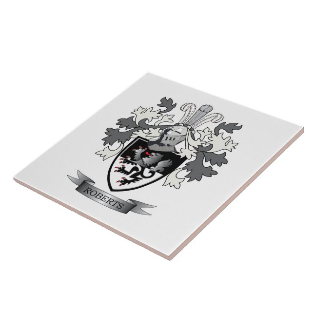 Roberts-Familienwappen-Wappen Fliese (Seite)