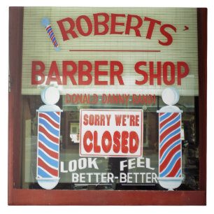 Roberts-Friseursalon Fliese