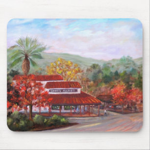 Roberts-Markt in Woodside - besonders angefertigt Mousepad