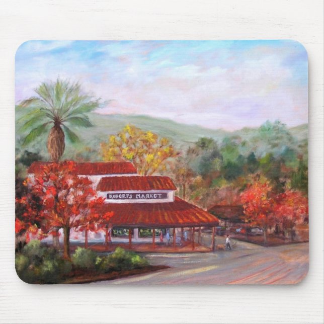 Roberts-Markt in Woodside - besonders angefertigt Mousepad (Vorne)