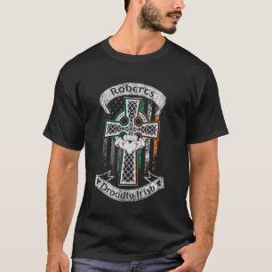 Roberts stellt die irische Flagge Irlands vor T-Shirt