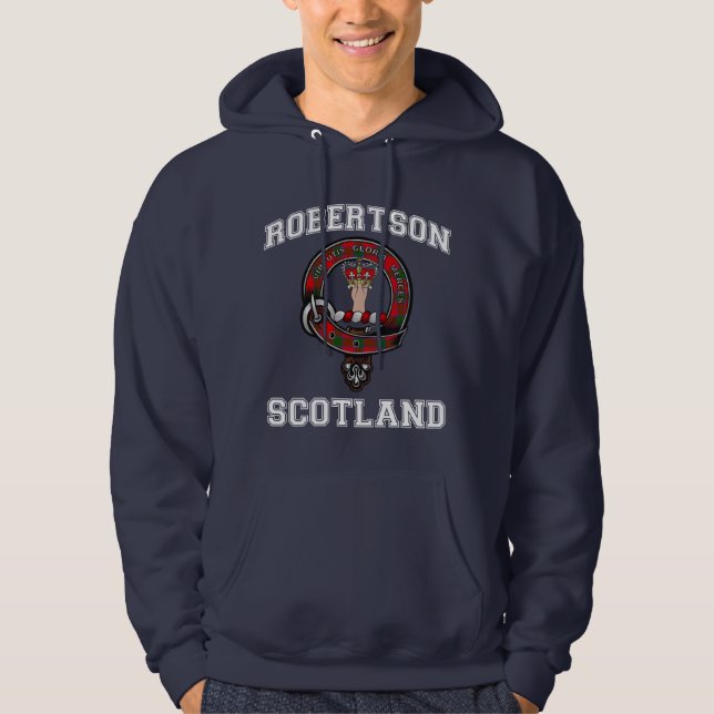 Robertson Clan Abzeichen Athletic Style Hoodie (Vorderseite)