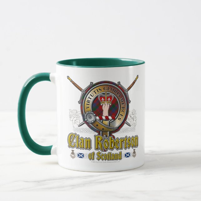 Robertson Clan Abzeichen Tasse (Links)