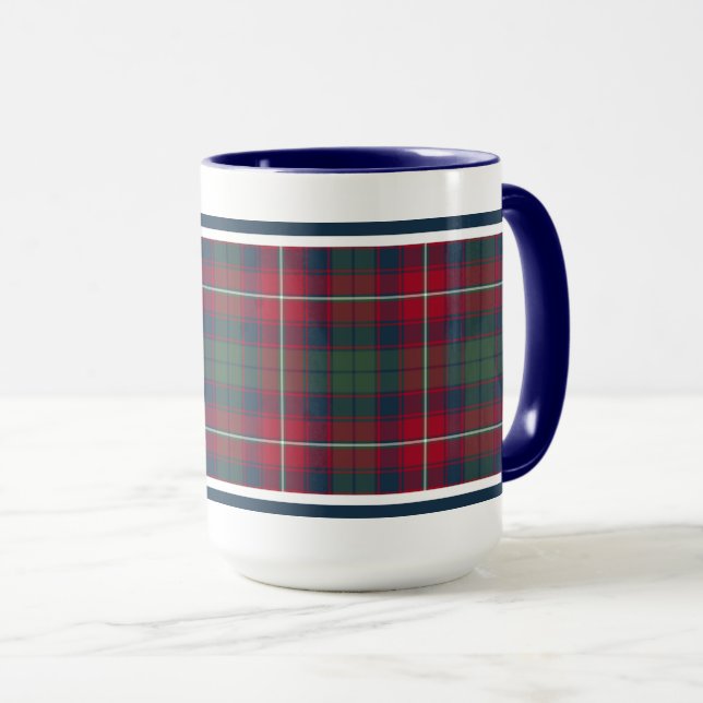 Robertson Clan Tartan Tasse (VorderseiteRechts)