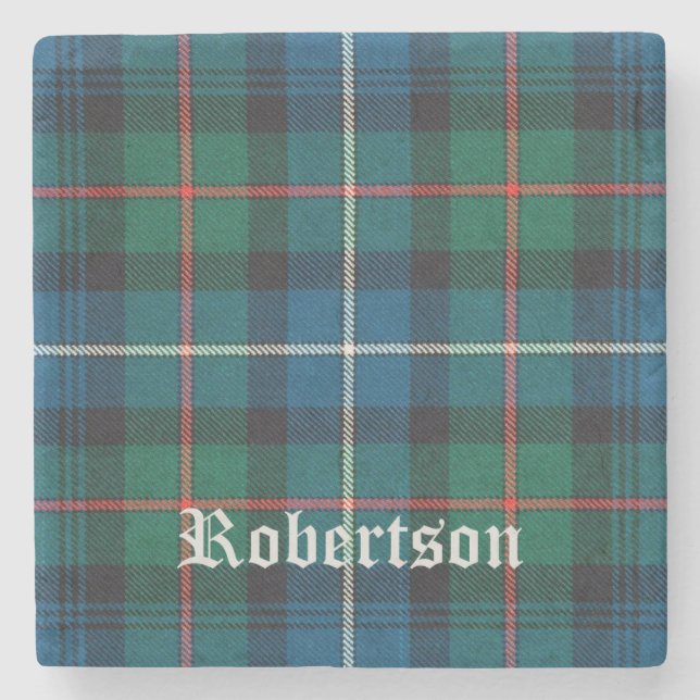 Robertson, Robertson, Scottish Tartan, Robertson Steinuntersetzer (Vorderseite)