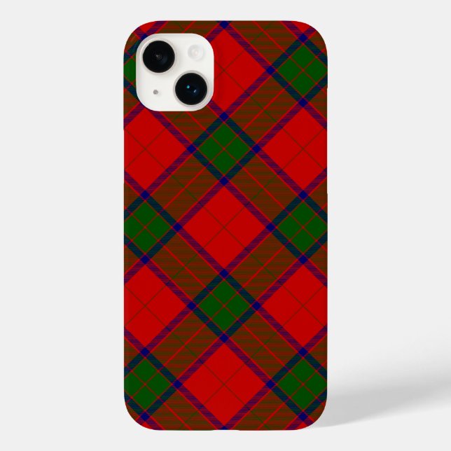 Robertson tartan rot kariert Case-Mate iPhone hülle (Rückseite)