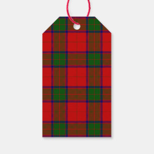 Robertson tartan rot kariert geschenkanhänger