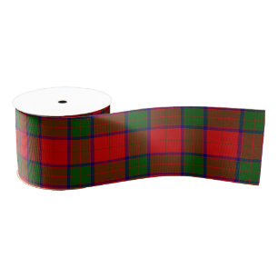 Robertson tartan rot kariert ripsband