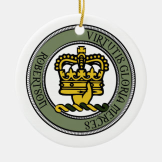 Robertson-Wappen-Verzierung Keramik Ornament