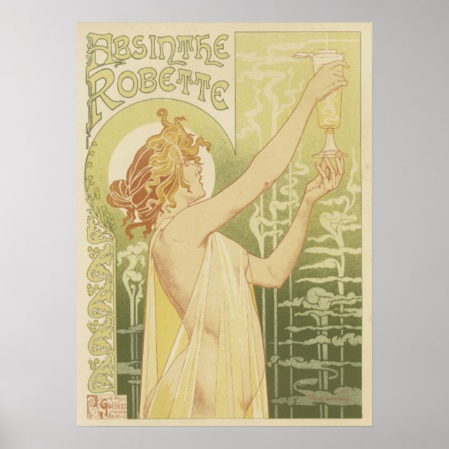 Robette Absinthe - Art Nouveau Poster (Vorne)