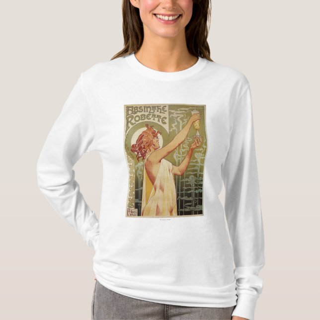 Robette Wermut-Anzeige-Plakat T-Shirt (Vorderseite)