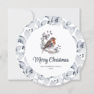 Robin Bird Classic Frohe Weihnachtskarte Feiertagskarte