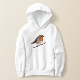 Robin Bird (Erithacus Rubecula) Hoodie