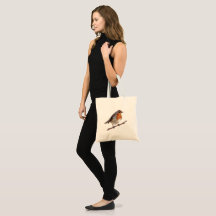 Robin Bird (Erithacus rubecula) Tote Bag