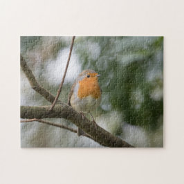 Robin Bird Nature Foto Jigsaw Puzzle
