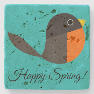 Robin Birds Steinuntersetzer