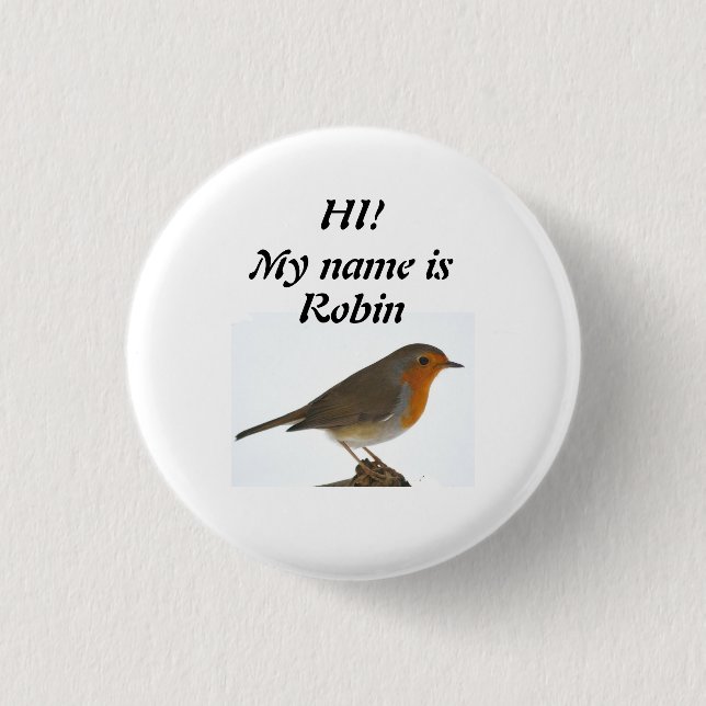 Robin Button (Vorderseite)