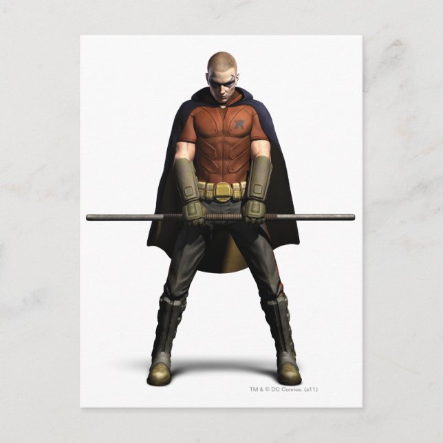 Robin Color Postkarte (Vorderseite)