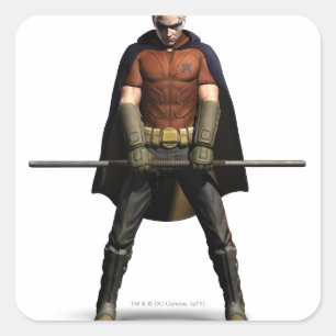 Robin Color Quadratischer Aufkleber