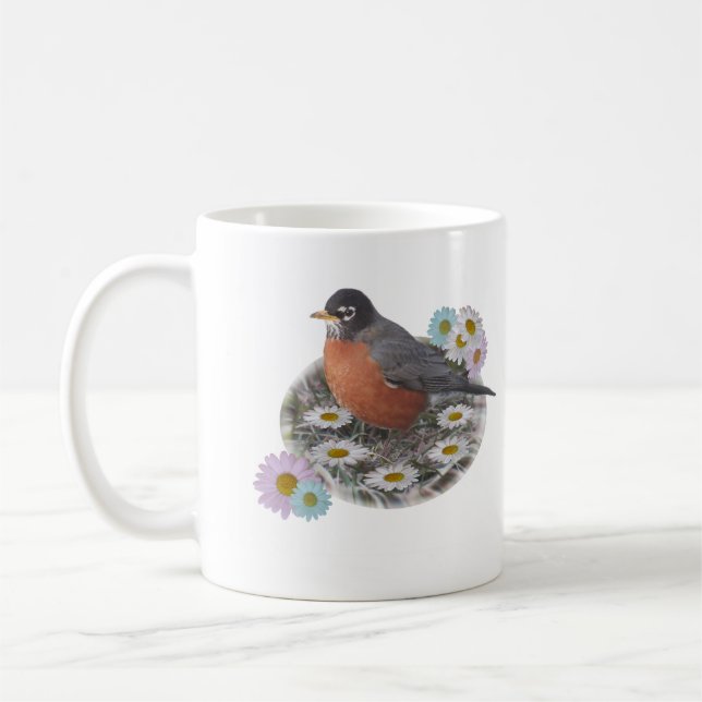 Robin Daisy Fairy Ring Kaffeetasse (Links)