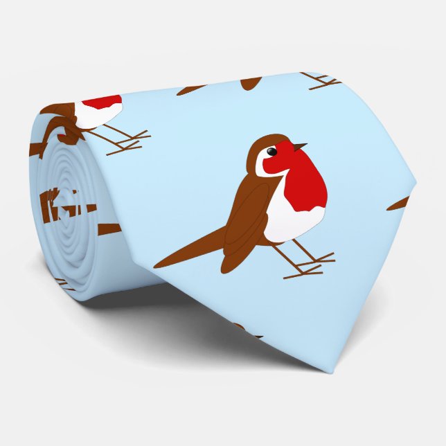 Robin Design Krawatte (Gerollt)