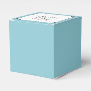 Robin Egg Blue Posh Gastgeschenk Hochzeit Box Geschenkschachtel