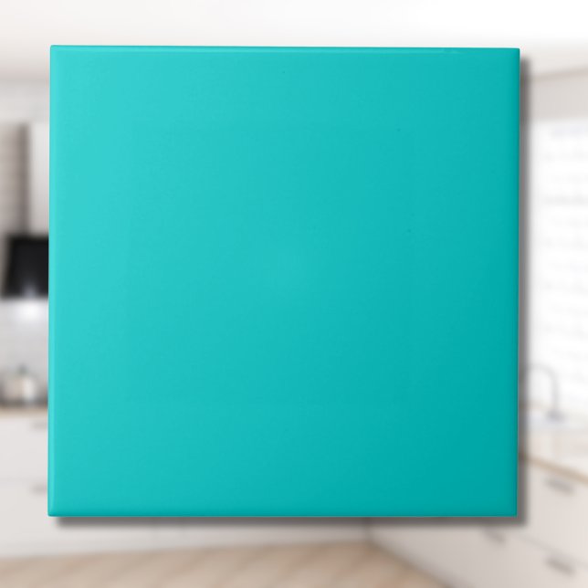 Robin Egg Blue Solid Color | Classic | elegant Fliese (Von Creator hochgeladen)