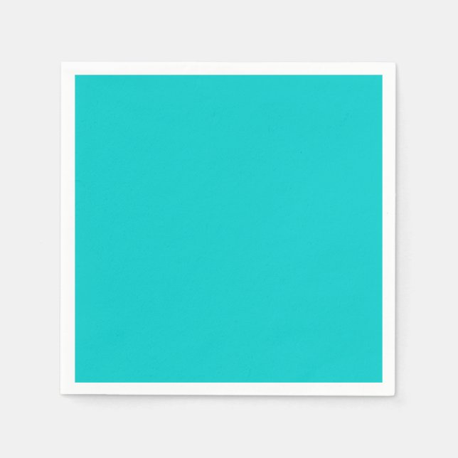 Robin Egg Blue Solid Color | Classic | elegant Serviette (Vorderseite)
