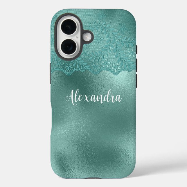 Robin Egg Green Case-Mate iPhone Hülle (Rückseite)