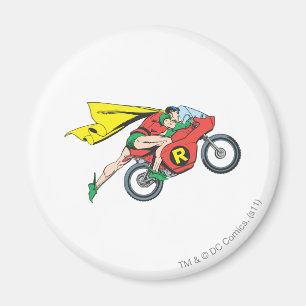 Robin & Fahrrad Magnet