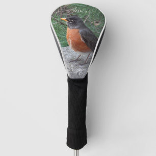 Robin Foto Personalisiert Name Golf Headcover