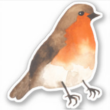Robin Garden Bird Sticker