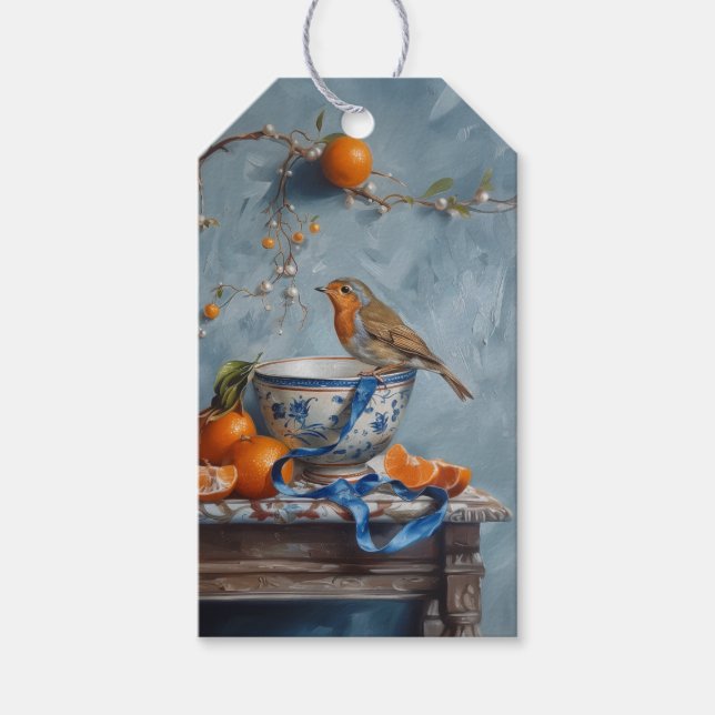 Robin - Geschenk-Tag Geschenkanhänger (Vorderseite)