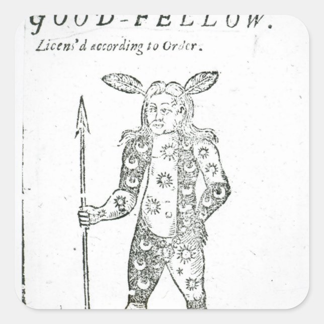 Robin Goodfellow Quadratischer Aufkleber (Vorderseite)