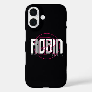 Robin Hi-Tech Name Grafik iPhone 16 Hülle