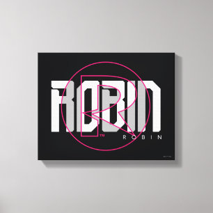 Robin Hi-Tech Name Grafik Leinwanddruck