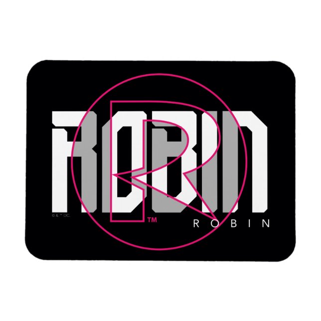 Robin Hi-Tech Name Grafik Magnet (Horizontal)