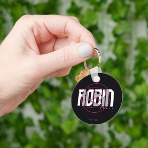 Robin Hi-Tech Name Grafik Schlüsselanhänger