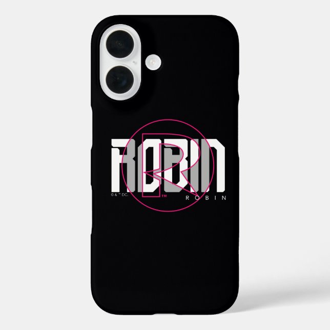Robin Hi-Tech Name Graphic Case-Mate iPhone Hülle (Rückseite)