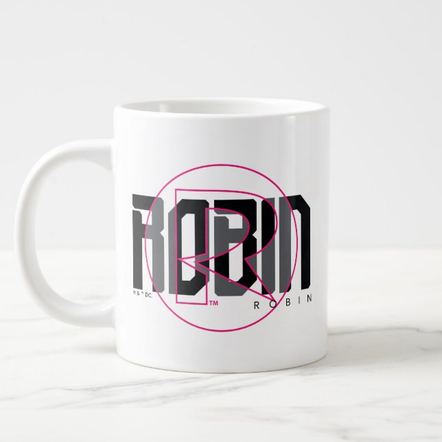 Robin Hi-Tech Name Graphic Jumbo-Tasse (Links)